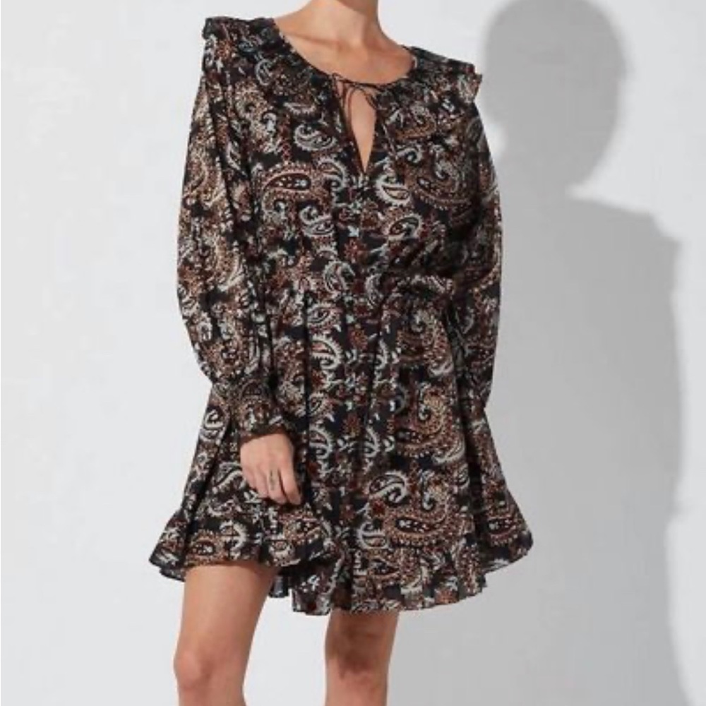 NWT CLEOBELLA Carolyn Paisley Print Mini Dress XS